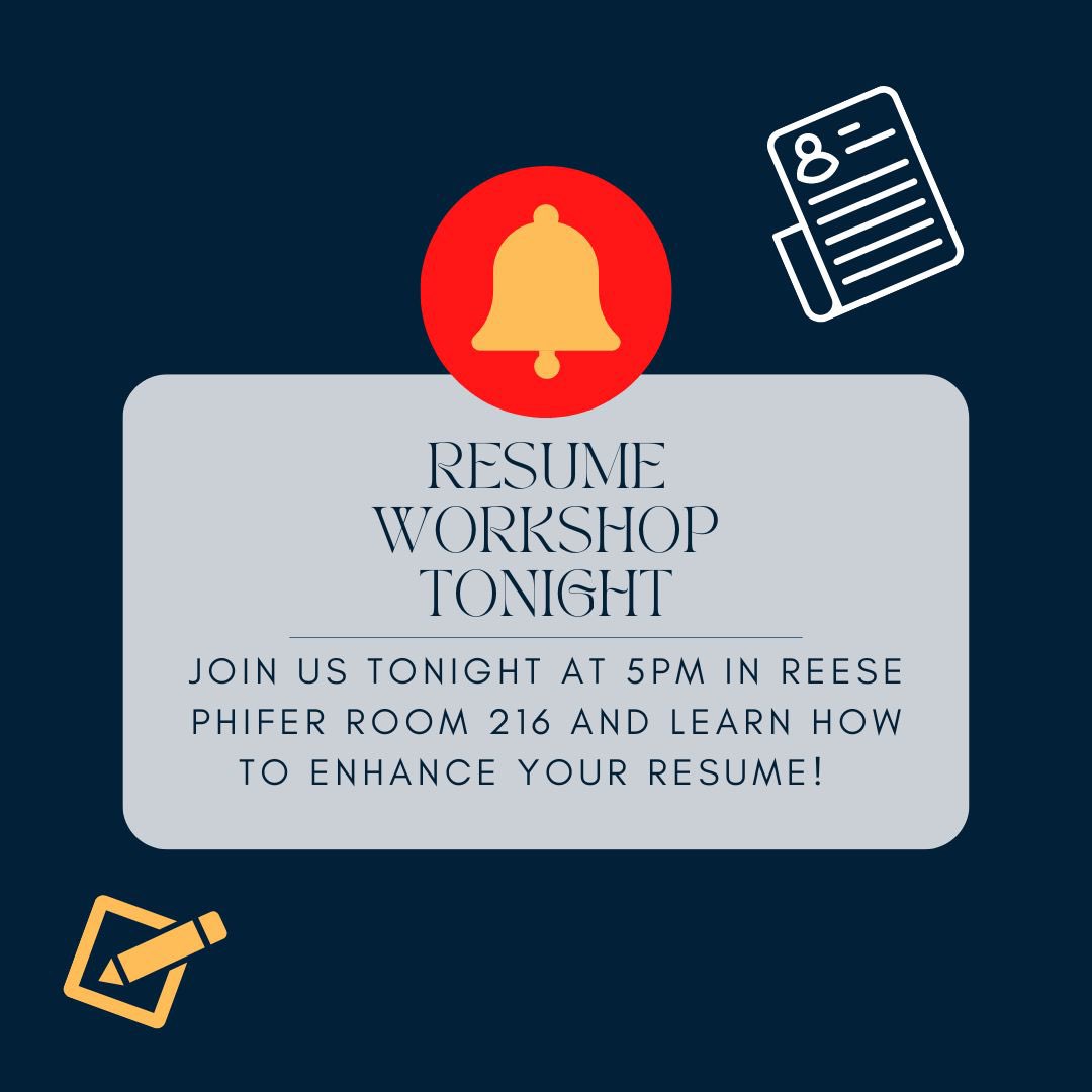 UARTDNA's tweet photo. TONIGHT! 

Join us in Reese Phifer Hall Room 216 at 5pm and get your resume revised. Meet with members and officers to learn what a resume, reel, and portfolio for News, Sports, and Creative Media looks like! 

Email mbwanicka@crimson.ua.edu with any questions. https://t.co/7tqwK9veCs