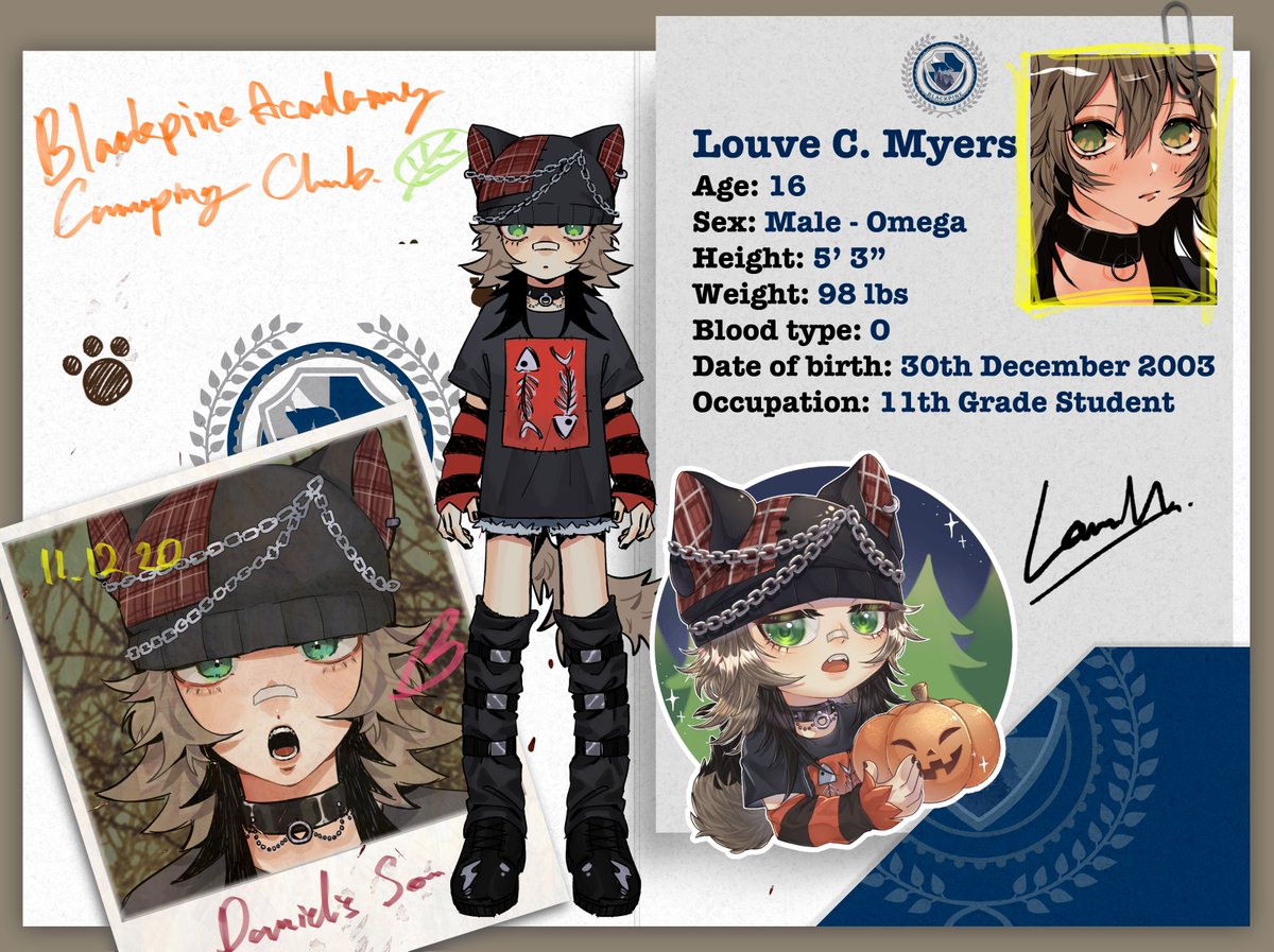 Myers_BPM2's tweet photo. #BPM2_commu 
"Did you know? Moths dies shortly after they mate and lay eggs"

- Lou -
Louve C. Myers 🐾
16y 162cm 44.5kg | ♂･ Ω
11th Grade Student
Malt scent 🌾
Camping Club

**ไม่จำเป็นต้องนัดแนะ สามารถเล่นตามคาแรกเตอร์ได้เลย**
Doc: https://t.co/7wpIcz4UGB
Co, Roleplay, DM ok https://t.co/wMAIsawtaf