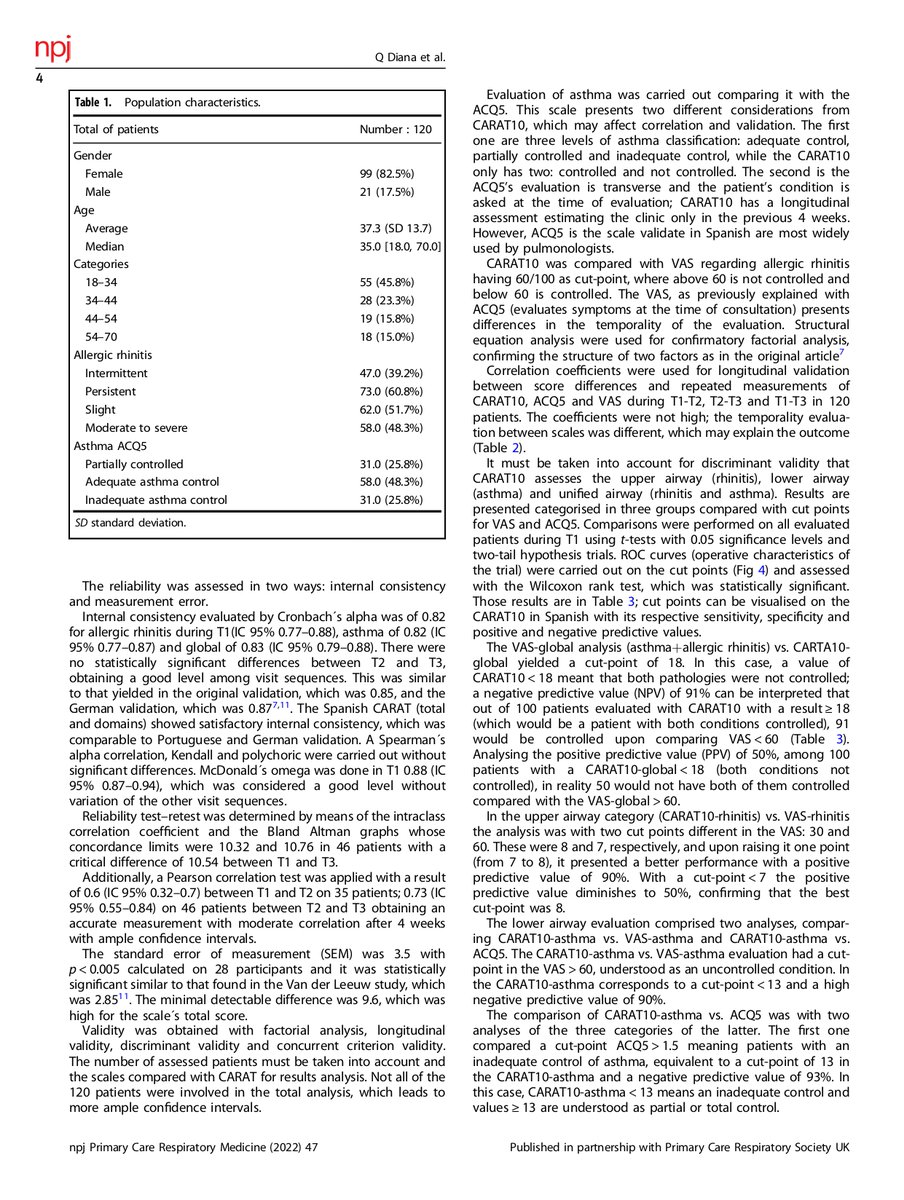 Neumologica's tweet photo. Esta investigación ha validado una escala que permite hacer el diagnóstico oportuno de asma y rinitis con una sola herramienta. Te compartimos esta investigación en la que participaron: el Dr. @abrahamalimd y la Dra. Yaicith Arévalo de La Neumológica. https://t.co/twN9q2gwJO