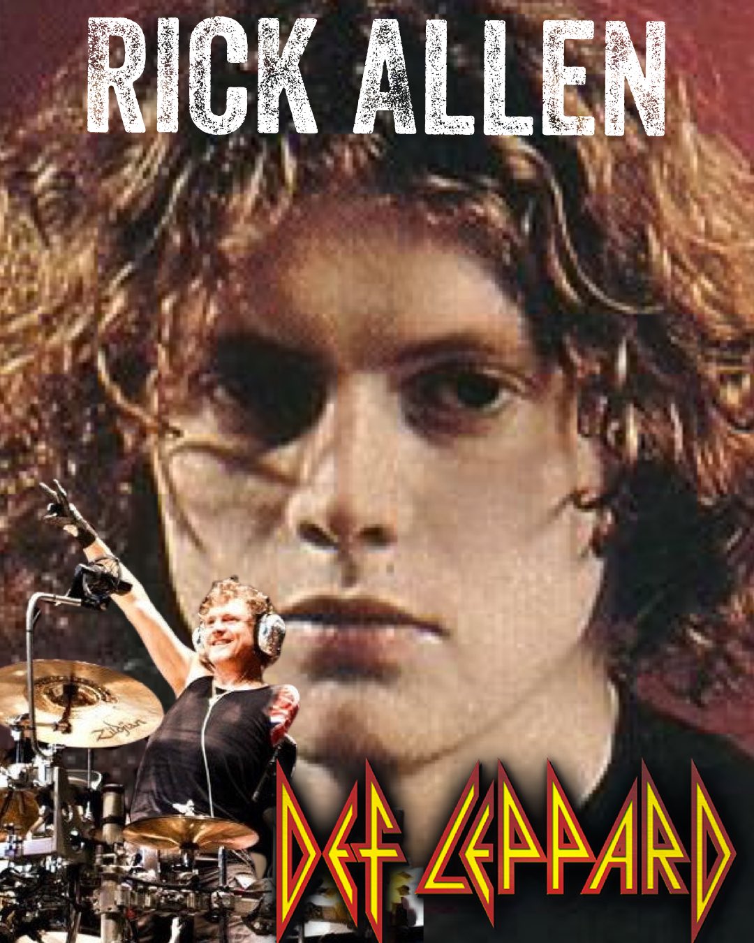 Happy Birthday Rick Allen 
Drummer for Def Leppard
November 1, 1963 Dronfield, England 