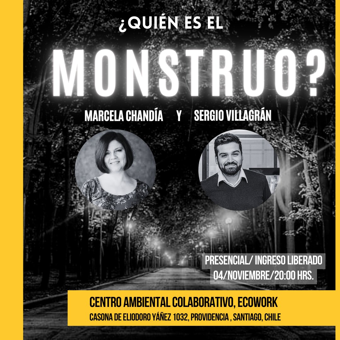 ProyectoSabias's tweet photo. Este viernes 4 un conversatorio interdisciplinario desde la ciencia y la literatura en el Centro Ambiental Ecowork ! https://t.co/VBynGt3ODa
