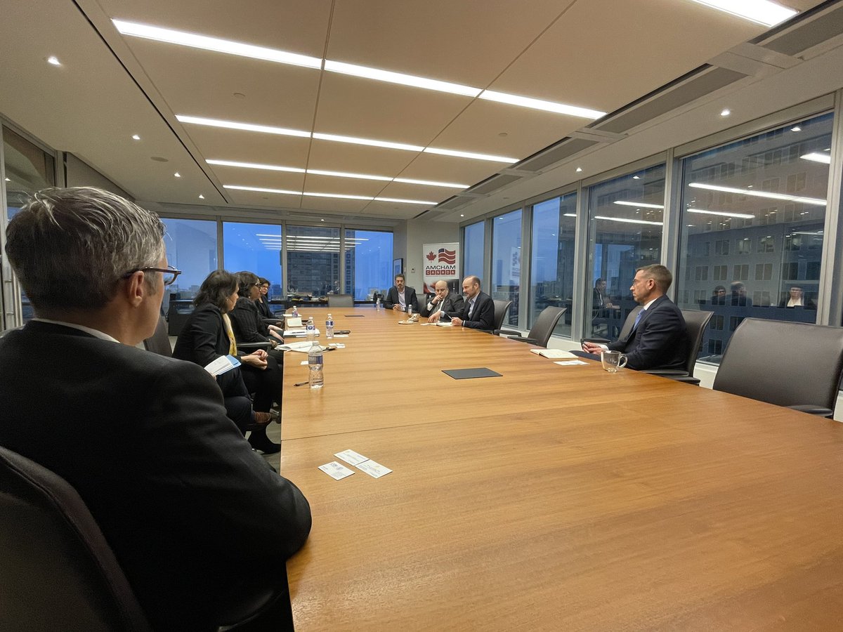 We were pleased to host Reta Jo Lewis, Esq., President and Chair of the Export-Import Bank of the United States, and her team in Toronto last week. Chair Lewis met with select executives to discuss EXIM's new chapter and to drive engagement with the business community in Canada.