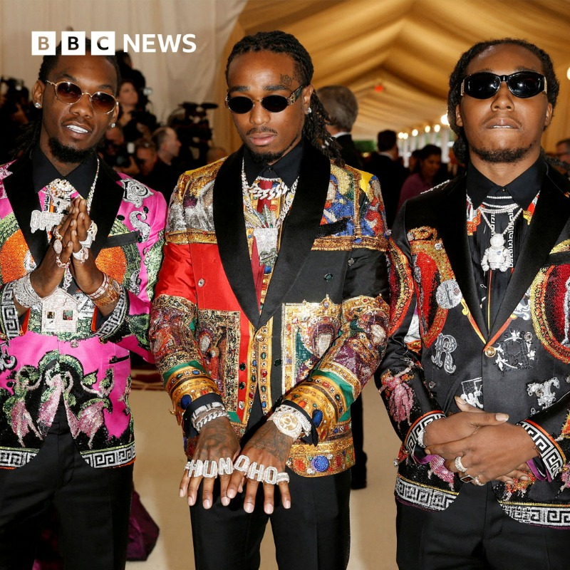BBCWorld's tweet photo. Migos were "the Beatles of this generation" said Childish Gambino