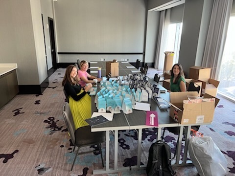 FlorenceHCare's tweet photo. Setting up for #ResearchRevolution 2022! Shout-out to our vendors Juice Events, Canary Events, @Loews_Hotels, Encore, @CarbonFilm, and @DesignityCom  who made so much of the event possible.

#ResearchRevolution2022 https://t.co/o0iul7GIBl