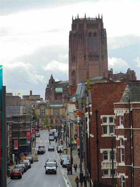 This is what Hope Street, Liverpool looked like in 1750 and this is what it looks like today.