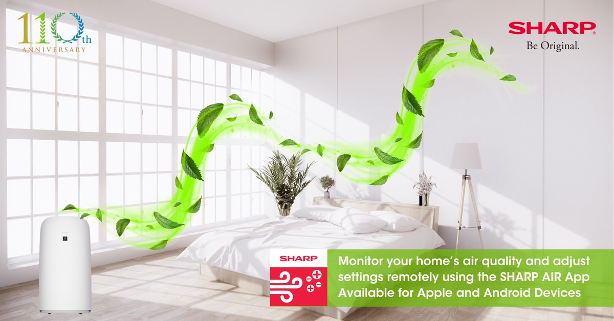 Sharp_Canada's tweet image. Introducing the all-new range of world-class smart air purifiers - KCP110CW &amp;amp; KCP70CW. Now monitor your home’s air quality and adjust settings remotely using the SHARP AIR App. Also, monitor the air quality and humidity levels with its AUTO mode.
bit.ly/3f9Ax7w
#Sharp
