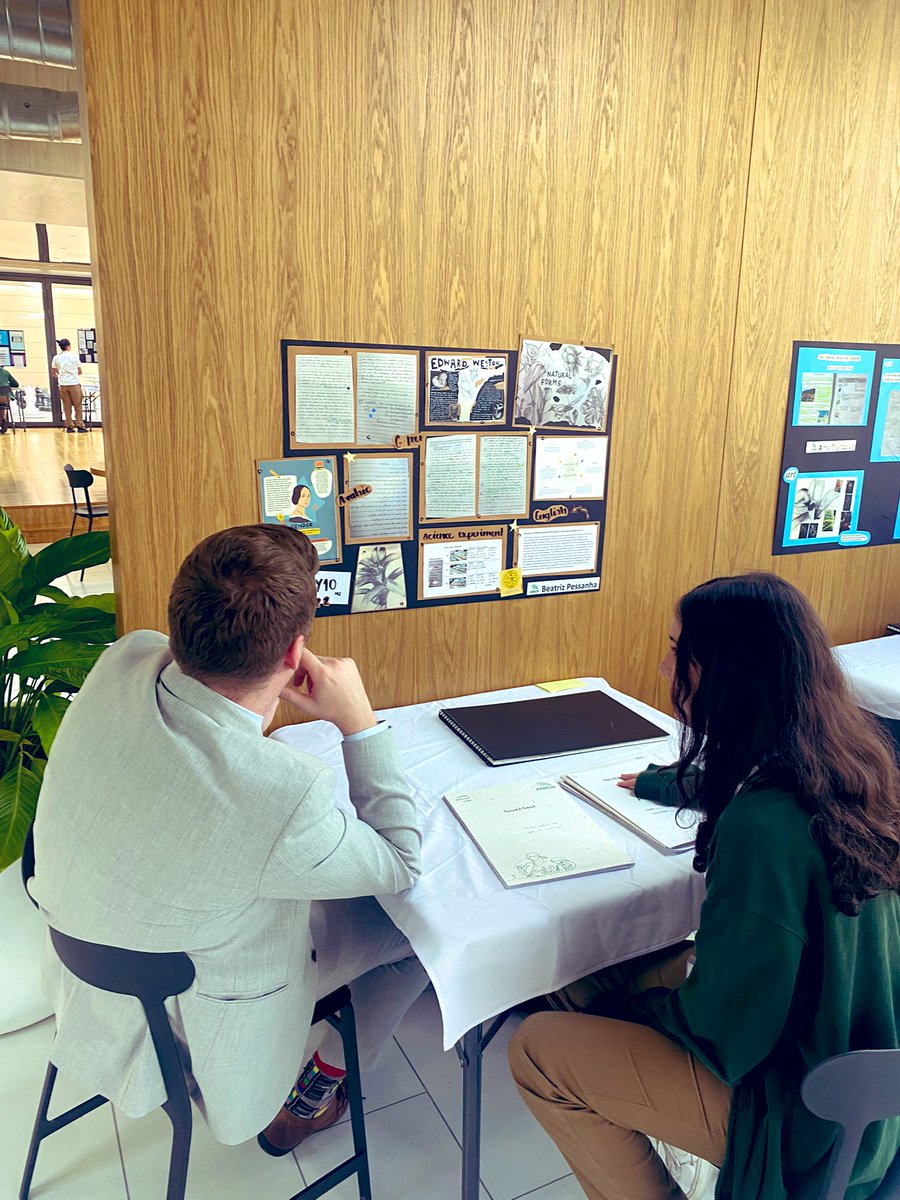 Arbor_Secondary's tweet photo. Student ownership and responsibility in action at our Academic Review evening. Our Year 10 cohort showcased their work so far, and created smart targets with their teachers and parents to plan for the future. #goals #secondarylearning #GCSE @ArborSeniors @ArborDubai https://t.co/KJI53EiThu