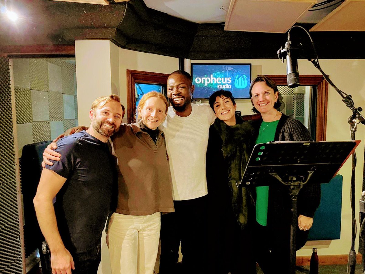 Fire in the booth @orpheusstudio 🔥🔥🔥recording BVs for #LittlePrinceTaunton with <a href="/CandidaCaldicot/">Candida Caldicot</a> <a href="/RosalindoFord/">Rosalind Ford</a> <a href="/soladeinde/">Sam Oladeinde</a> <a href="/albrookshaw/">Alastair Brookshaw</a> @verityquade @SoophiaForoughi #NewBritishMusical