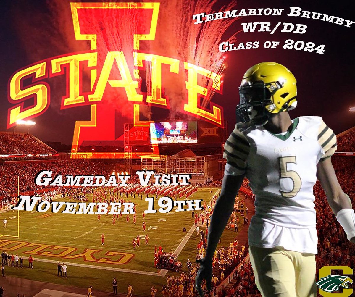 AntonGraham_'s tweet photo. Great to see his hard work paying off!! @BrumbyTermarion will be taking his first Gameday visit of the year to go check out @CycloneFB #EarnYourWings #CasePride #TheTimeIsNow https://t.co/ZhXEen0Sr5
