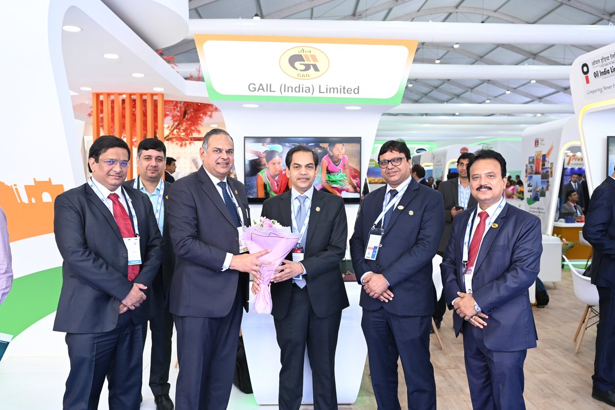 gailindia's tweet photo. GAIL is participating in the ADIPEC 2022, being held in Abu Dhabi from 31st Oct. - 3rd Nov. 22. The exhibition is a confluence of the Energy Sector towards exploring opportunities for #SynergyInEnergy.  

Some glimpses from the GAIL stall &amp; the India Pavilion @ADIPECOfficial https://t.co/ACUU4fqjmz