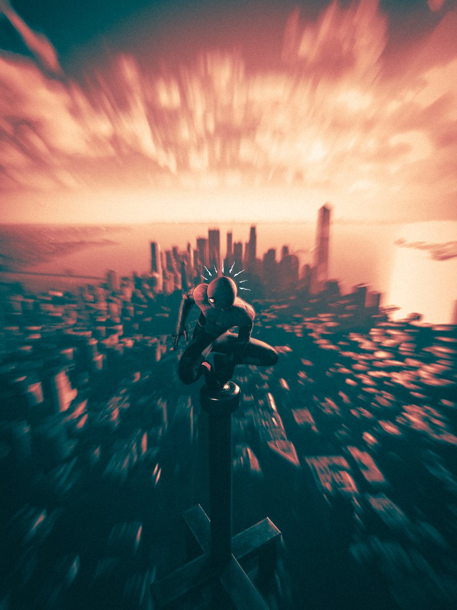 Spider-Man just screams for edits like these #VirtualPhotography #SpiderMan