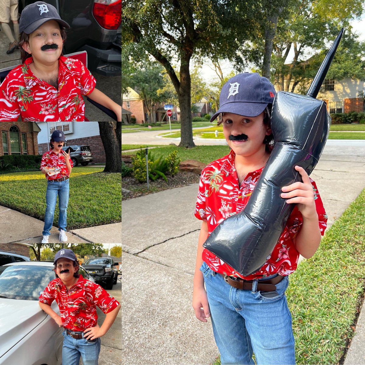rikigraves's tweet photo. 🎃Happy Halloween 🎃 I think my son nailed his costume. 😂🌺🌊👨🏻
#haloween2022 #MagnumPI #tomselleck @_TomsStache @Sellecks_Stache @TomSelleckApp https://t.co/YTYtTfg0xl