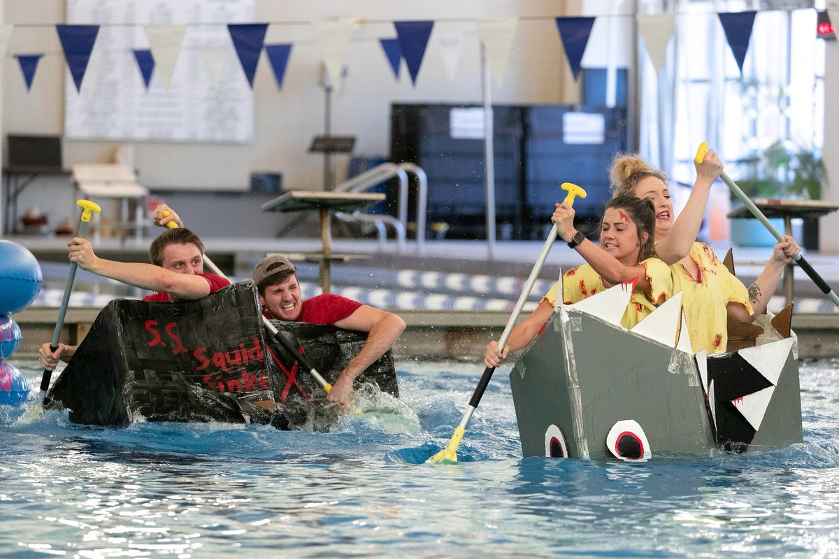 UA Little Rock's Homecoming will be Nov. 7-13! One of the most-loved Homecoming traditions is the Cardboard Boat Regatta, which will take place on Wednesday, Nov. 9, in the DSC Aquatics Center.

There's still time to sign up and start building your boat!
imleagues.com/UALR