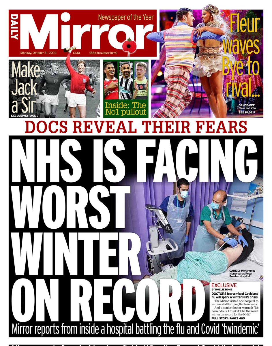 NHS IS FACING THE WORST WINTER ON RECORD... SINCE THE LAST WORST WINTER ON RECORD... WHICH CAME AFTER THE PREVIOUS WORST WINTER ON RECORD... AND ON AND ON IT GOES EVERY BLOODY YEAR!