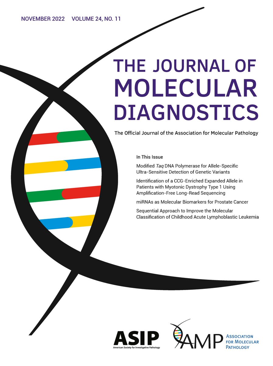 The November issue of @JMDiagn is now live!

Full issue: jmdjournal.org/issue/S1525-15…

In the issue: #prostatecancer #acutelymphoblasticleukemia #ALL #biomarkers #geneticvariants #myotonicdystrophy