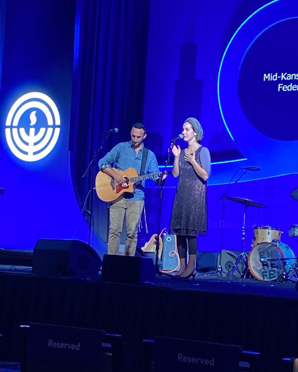 JCNCF's tweet photo. Really enjoyed the beautiful music of Yonina during the Jewish Federations Of North America General Assembly. #jewishfederation #jewishfederationsofnorthamerica #jfna #generalassembly22 #yonina #יונינה #jewishmusic #israelimusic #smalljewishcommunity #smallbutmighty https://t.co/4uZ6XUJ4Ft