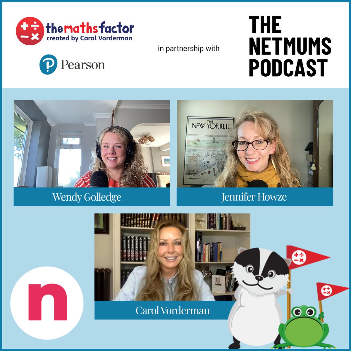 We’re so excited to be featured on The Netmums Podcast with <a href="/carolvorders/">Carol Vorderman</a> and <a href="/Netmums/">Netmums</a>! 🎉

Carol gives amazing tips on how to help your kids conquer maths with The Maths Factor.

Listen here 👉 spr.ly/6016MsrRw