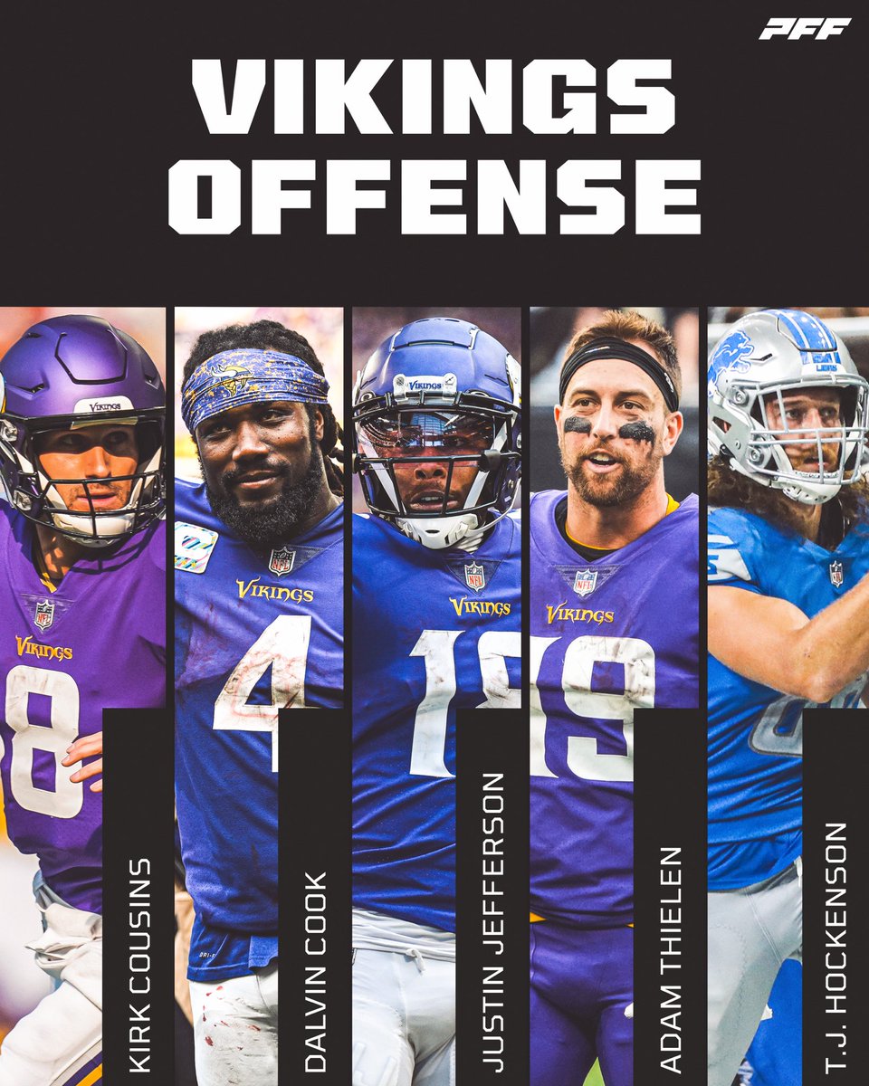 PFF_Fantasy's tweet photo. The Vikings are loading up👀 https://t.co/60b3k4l863