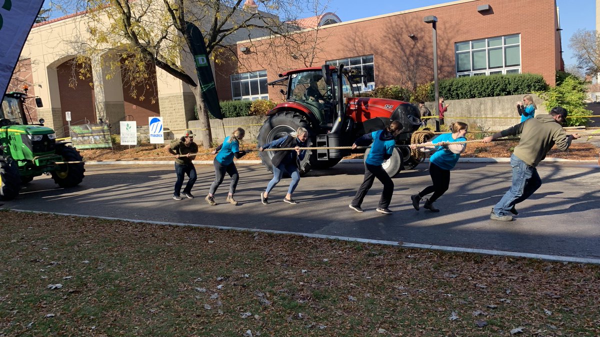 OntAg's tweet image. We’re here at the OAC Tractor Tug for Tots charity event!

This event is run by the Student Federation @UofGuelphOAC.

We’re proud to be a sponsor for such an amazing charity event raising money to support @BBBSGuelph! 

@OACTractorTug @uofg #OntAg #AgTwitter