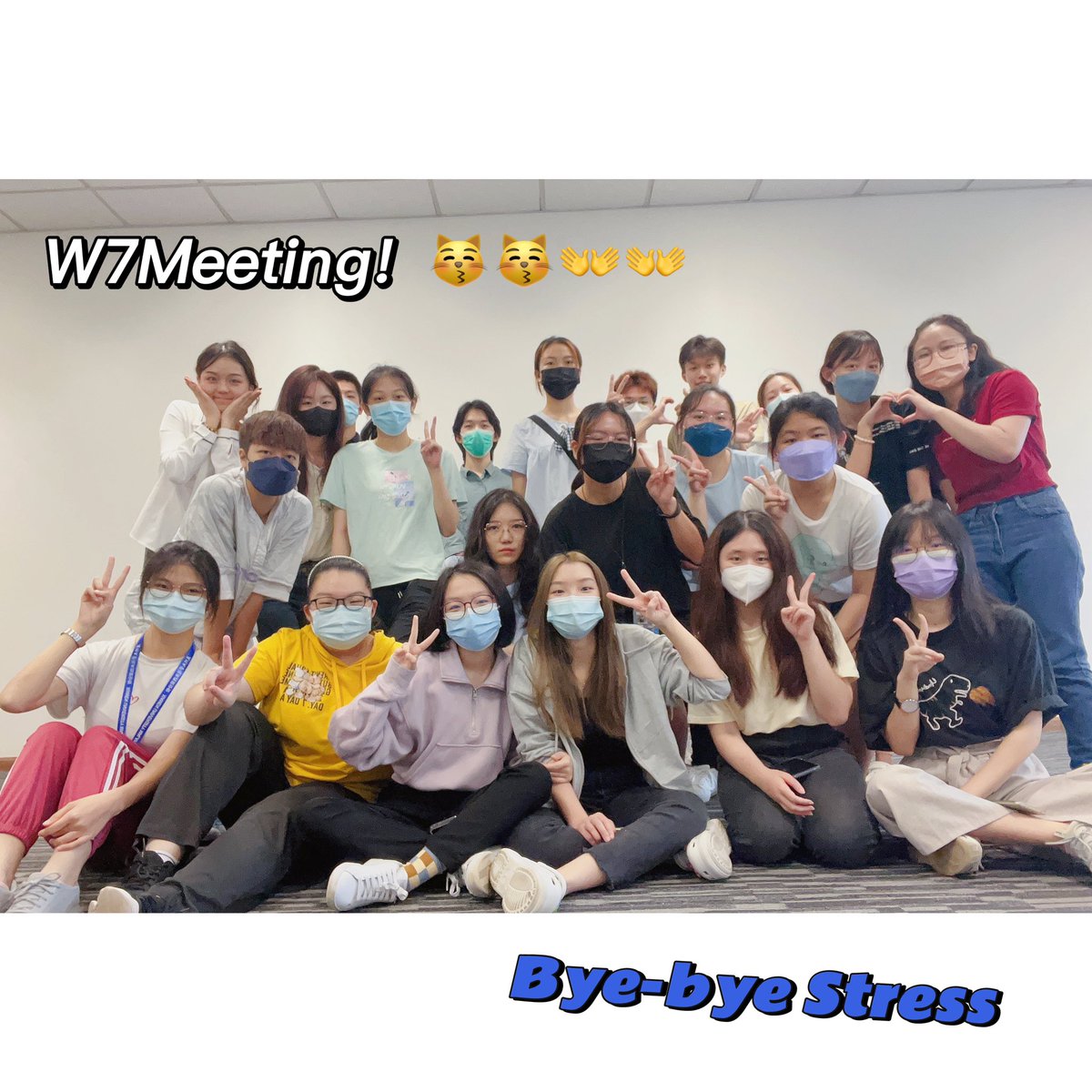 Xmum_Stressoff's tweet photo. Bye-bye Stress W7 Meeting💃💃💃 https://t.co/9sKiLbRzGA