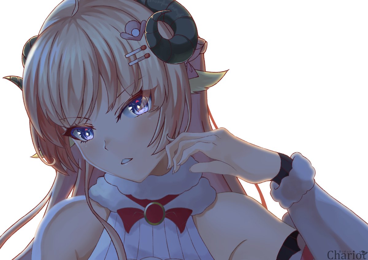 「次絵はわためぇのリメイク描こうと思います。前回描いたのは大体1年前、構図も似せて」|茶リオット🍵　お仕事募集中のイラスト