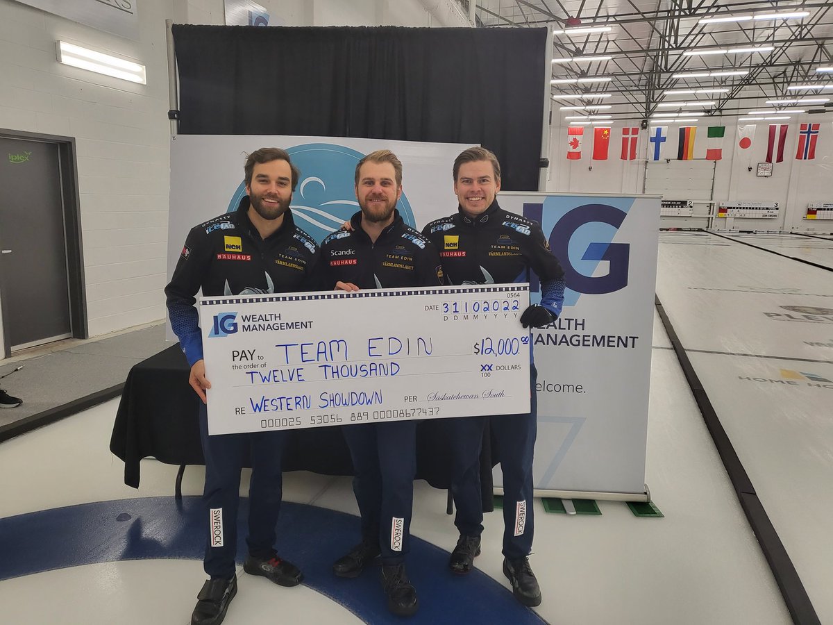After a roller coaster of a week with winning the Grand Slam and Niklas' injury, leaving him out from Europeans at home, the three man show goes on. Winners of the Western Showdown in Swift Current! Next up, Penticton.
