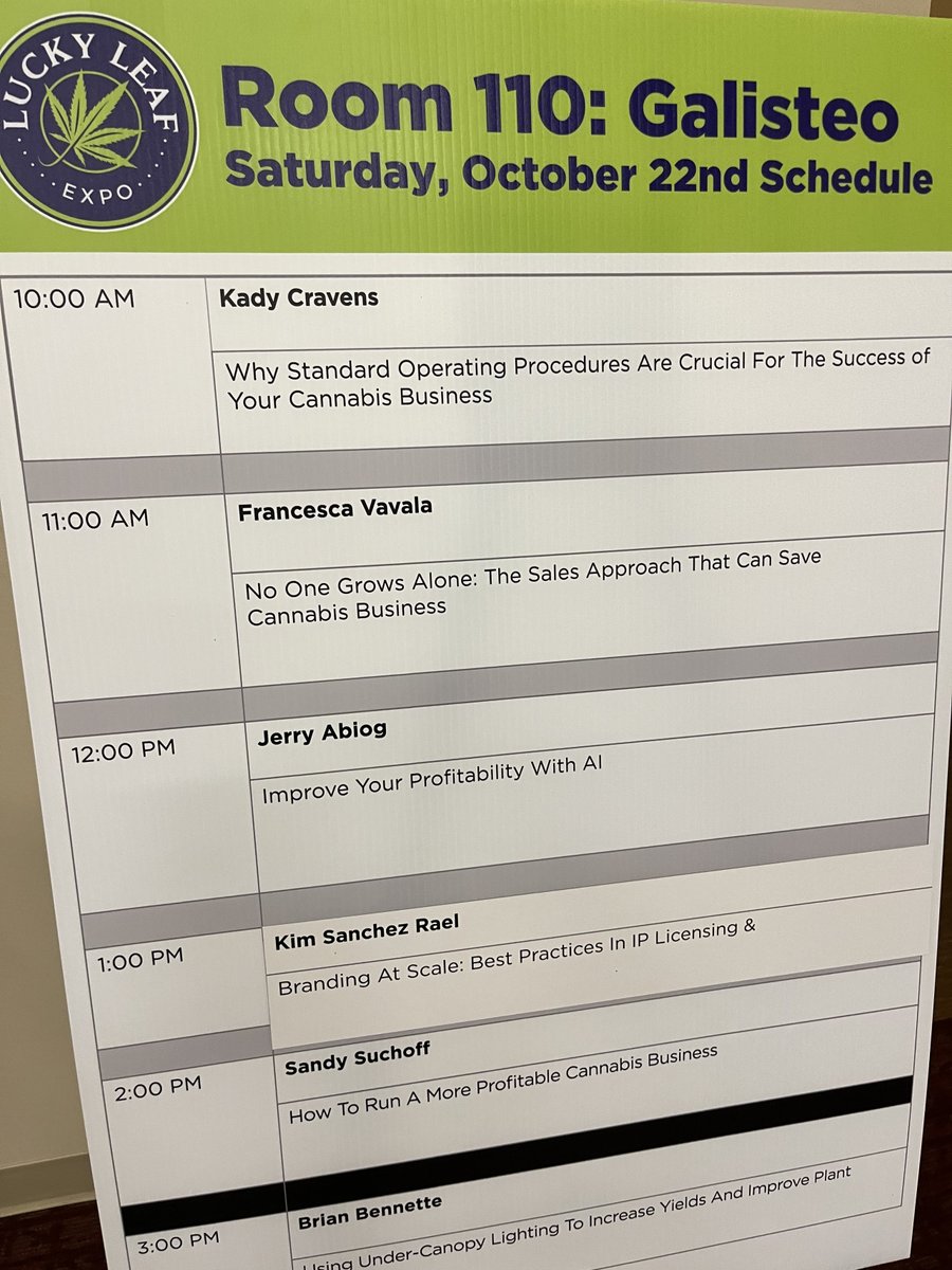 BuildMySOP_com's tweet photo. The @luckyleafexpo hosted an amazing event in #Albuquerque last month and #BuildMySOP was there.

1️⃣ The #AskTheRegulator Podcast team reunion 

2️⃣ Speaking event all about #CannabisSOP 

3️⃣ Talk all things #cannabis #compliance with the New Mexico Cannabis Chamber of Commerce https://t.co/tixZE4Nw4Q