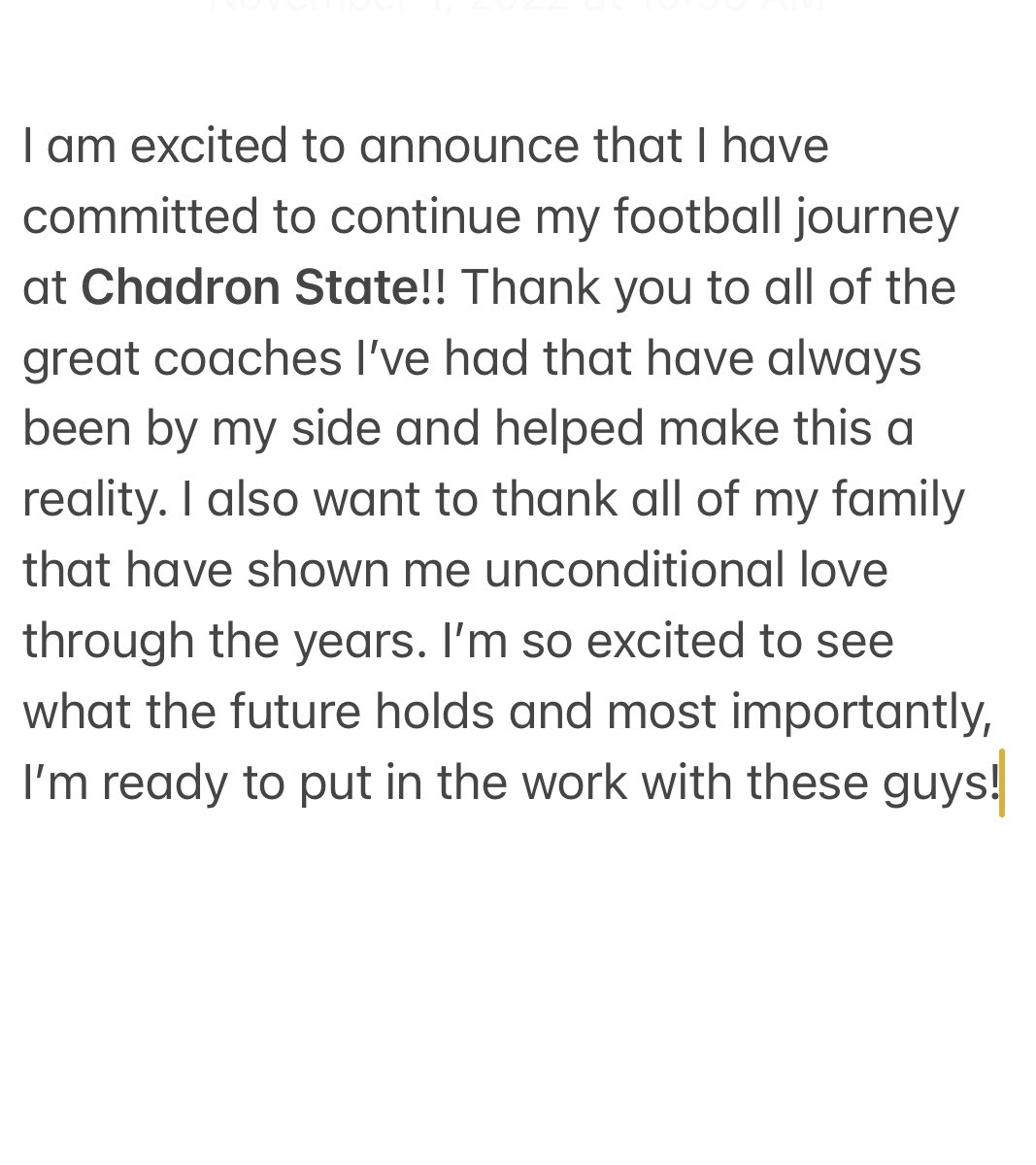 RusherPepper's tweet image. Thank you Chadron Eagles for this great opportunity! @CoachJayLong @Coach_DeSanti @CoachSasse @CSCEagleSports @CSCFootball @csceagles