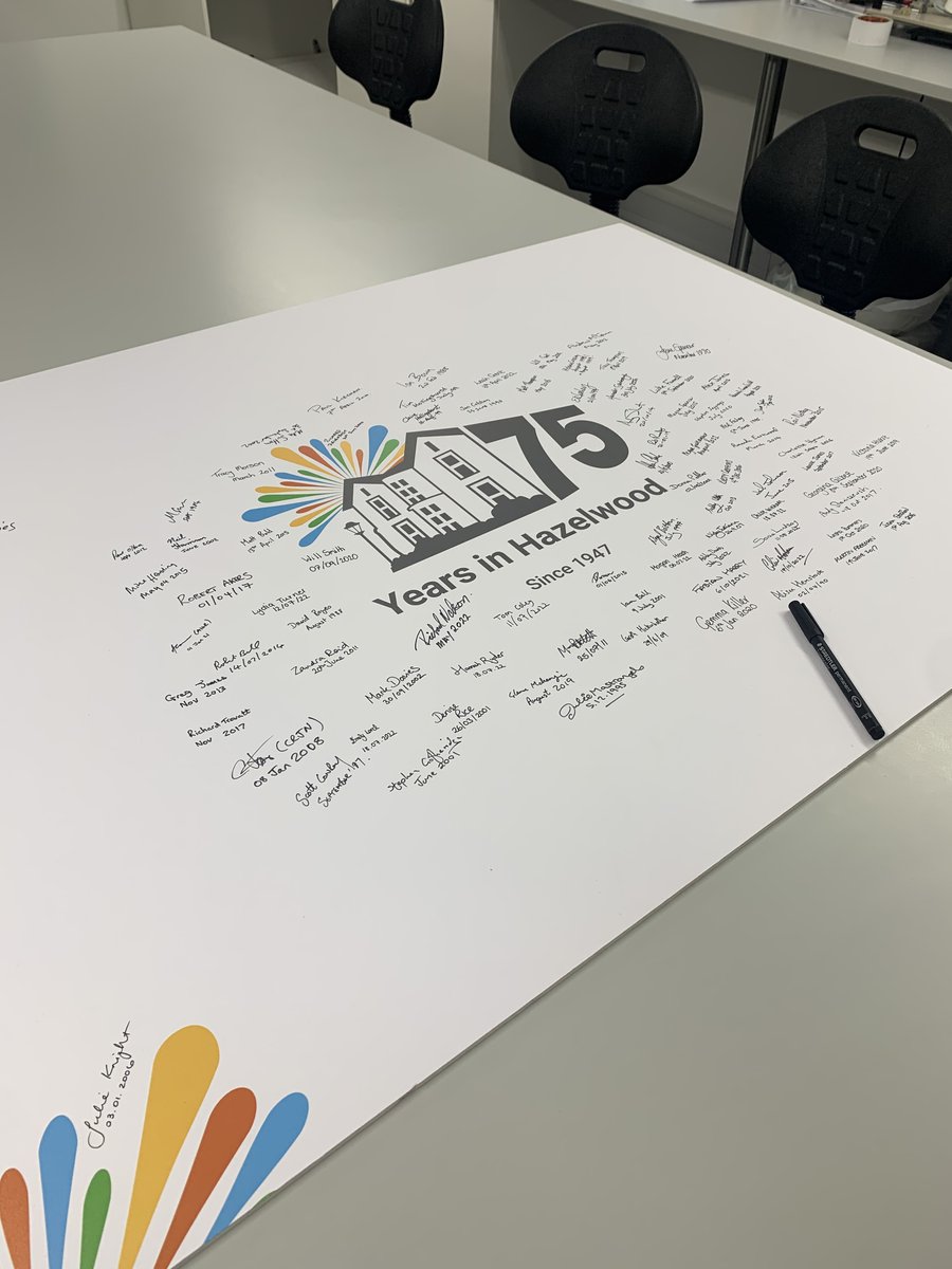 Our Hazelwood location has been celebrating their 75th anniversary all month! They capped off the fun by unveiling an original piece of art that commemorates the employees’ tenures. Congratulations to everyone there who’s been a part of Hazelwood's success!