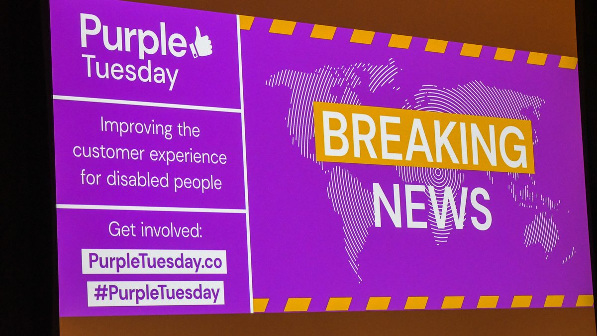 stcloudstate's tweet photo. St. Cloud State's Center for International Disability Advocacy and Diplomacy partnered with Purple Tuesday to host The ABILITY Event Nov. 1.

Purple Tuesday is a global celebration to share and discuss best practices to improve the customer experience for people with disabilities https://t.co/U2AC7HEaIV