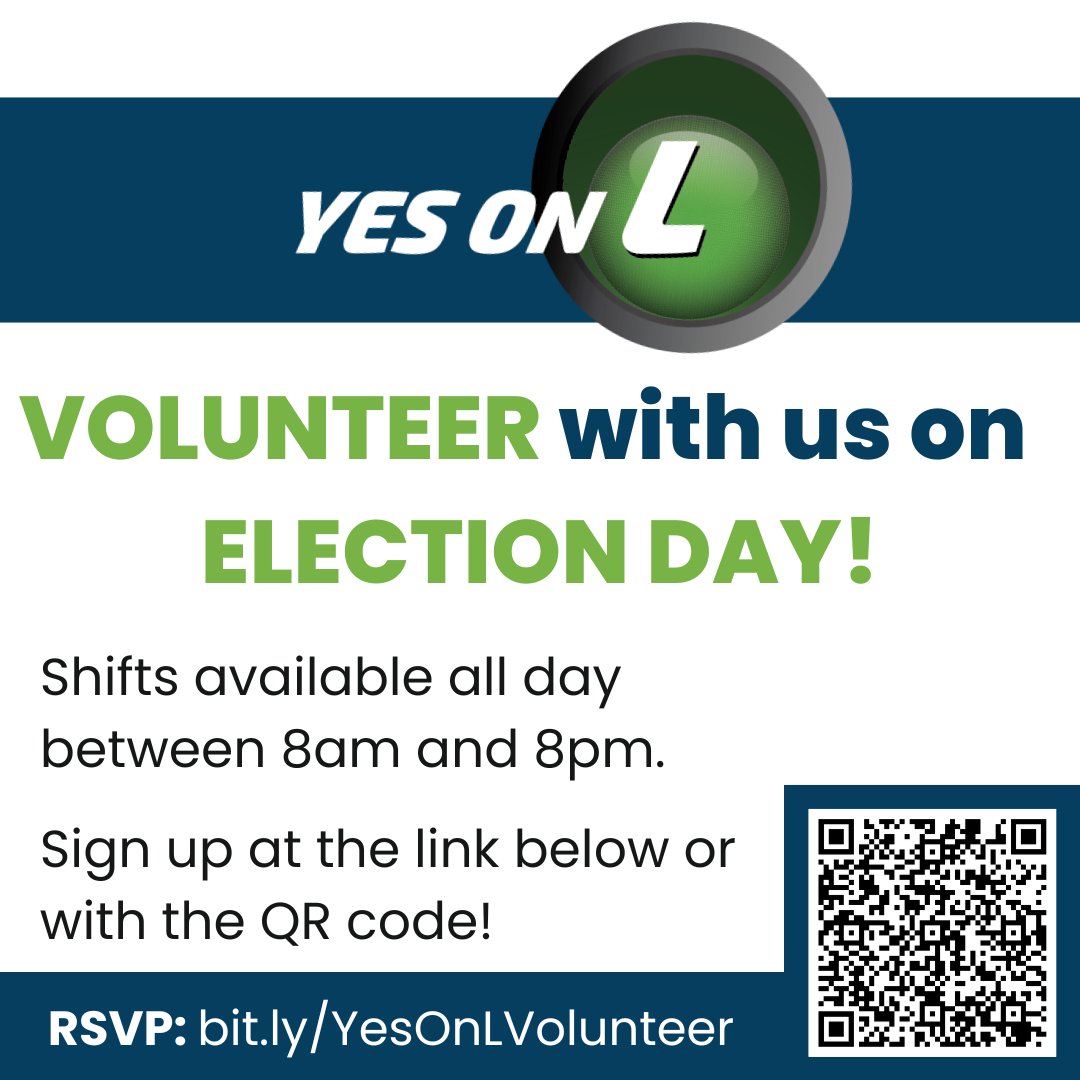 Better Roads and Transit, Yes on L tweet media