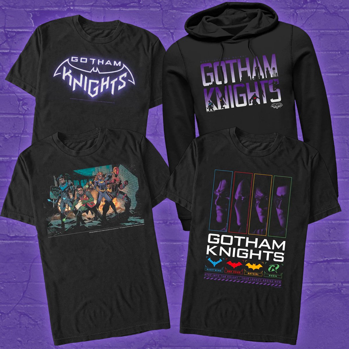 GothamKnights's tweet photo. Join the Knights with the new #GothamKnights collection from DC Shop: https://t.co/jNVP8sRrj9 https://t.co/3LEUPGtskK
