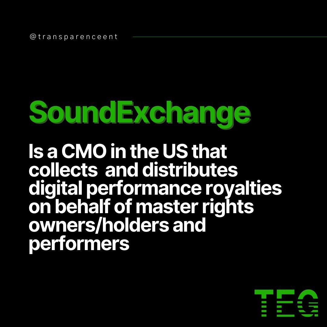 TransparenceEnt's tweet photo. This week's #MUSICED: Exploring SoundExchange!
⁠
Want to learn more about Transparence? Clink the link in bio and tap "website" to learn more about making money from your music!⁠
⁠
#yourmusicyourmoney #monetizeyourmasters https://t.co/zgPTTyjH9L