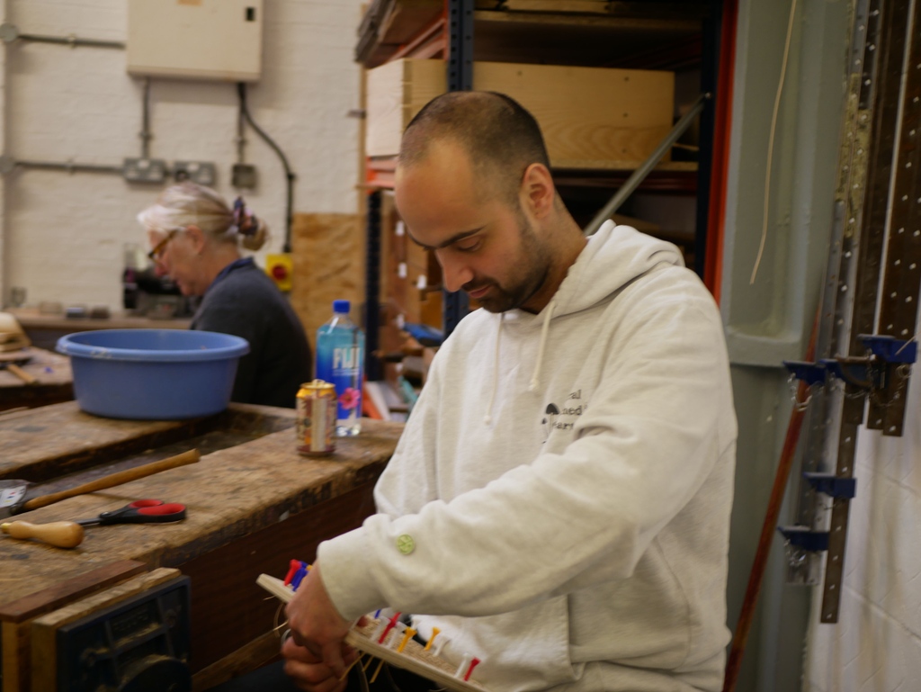 schoolofstuff's tweet image. Chair Caning is a chance to learn the technique of weaving rattan cane to form a resilient and decorative seat platform. 

Here are some snaps from a past session! 

The next one is 26th November. Find out more and book your place: theschoolofstuff.co.uk/courses/chair-…

#craftcourse