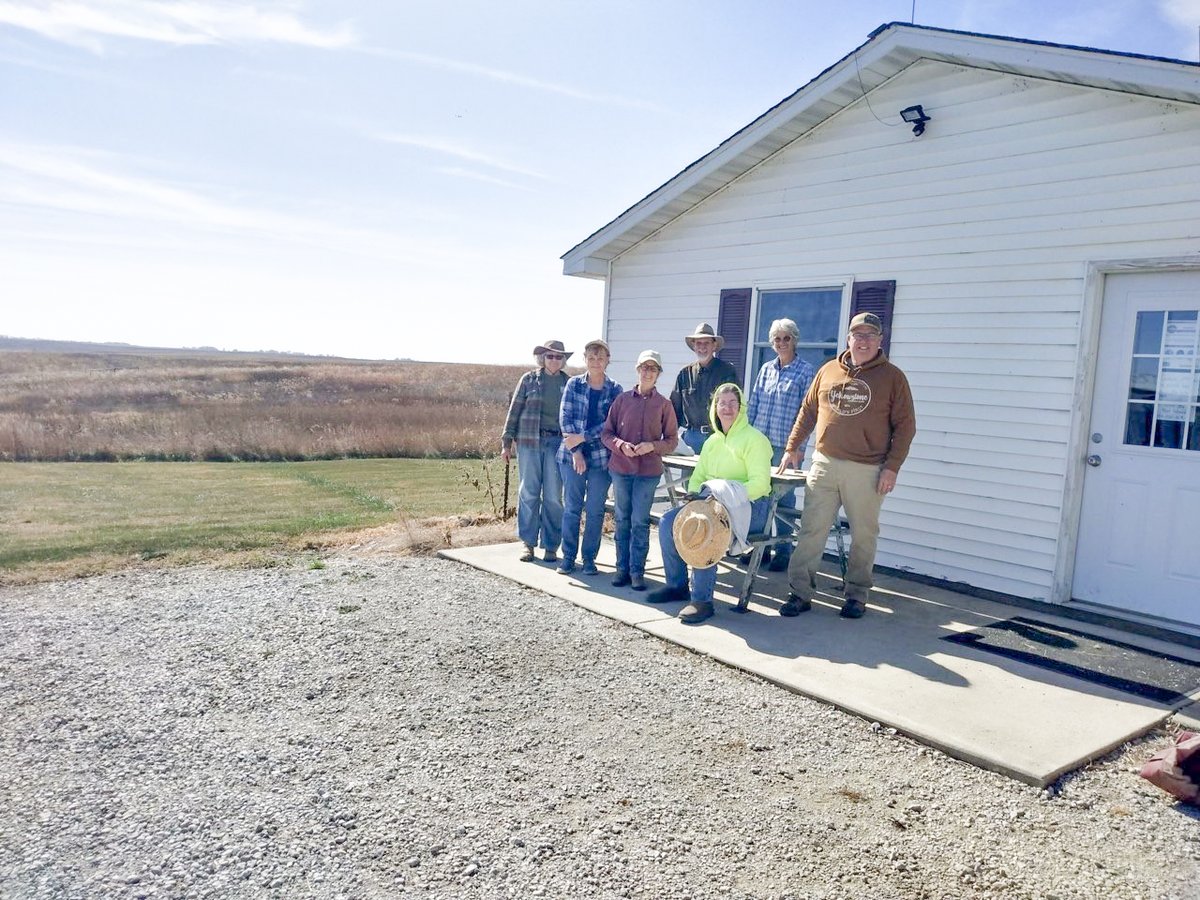 We hand collect over 800 lbs of native seed each year from Dunn Ranch Prairie and we couldn't do it without the help of volunteers. Thank you to the Osage Trails and Loess Hills Master Naturalists chapters who spend countless hours with our staff on the prairie collecting seed!