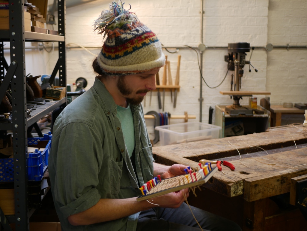 schoolofstuff's tweet image. Chair Caning is a chance to learn the technique of weaving rattan cane to form a resilient and decorative seat platform. 

Here are some snaps from a past session! 

The next one is 26th November. Find out more and book your place: theschoolofstuff.co.uk/courses/chair-…

#craftcourse
