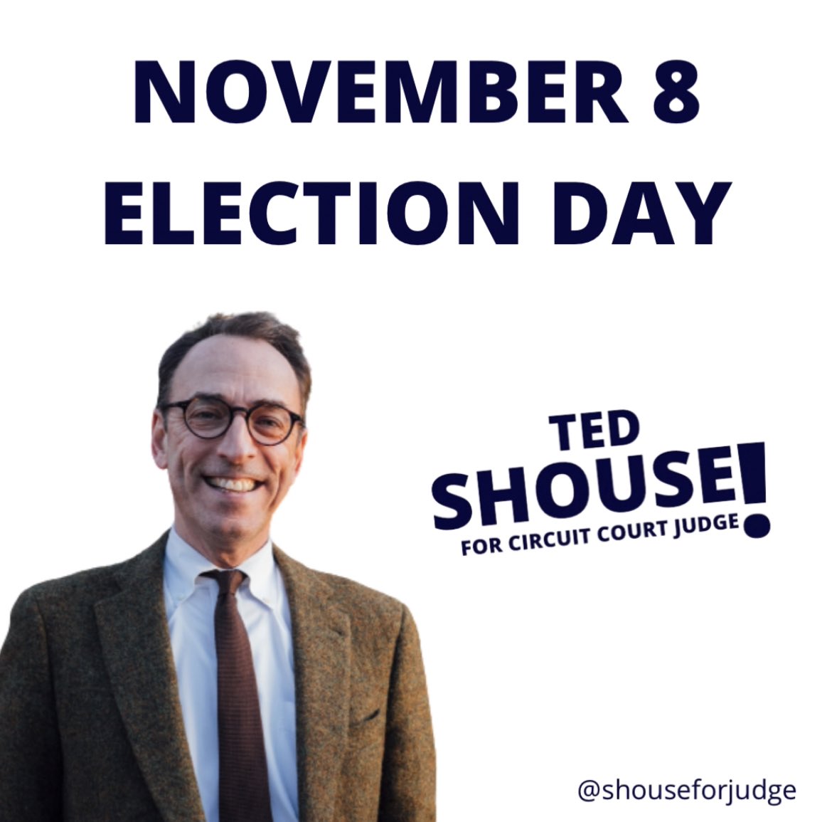We are exactly one week from Election Day! Remember to vote Ted Shouse for Circuit Court Judge Division 7!

You can find your polling location at: elect.ky.gov/Voters/Pages/P…