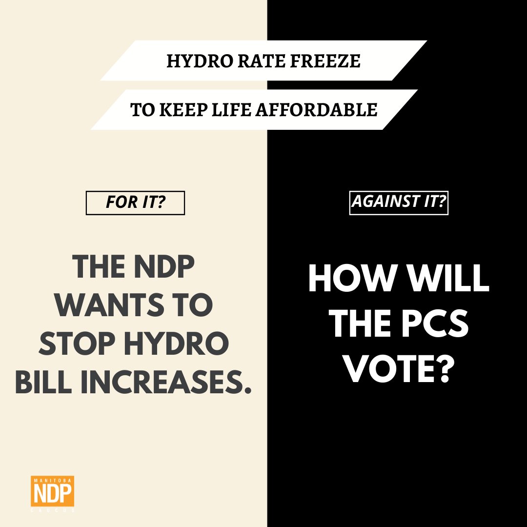 ndpcaucus's tweet photo. Government will vote this afternoon.
#mbpoli #manitoba #mbhydro #mbleg https://t.co/wBPBI9VlCw