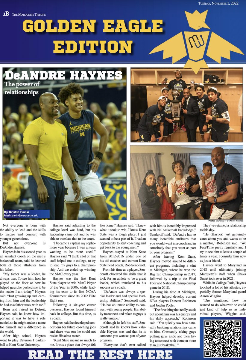 MUWireSports's tweet photo. ๐จ The Golden Eagle Edition is HERE! ๐จ
Ten full pages of #mubb and #muwbb content to get you all set for next Monday's season openers.
Take a look online: https://t.co/yz0wBfymwK.
Link to all sports stories: https://t.co/Q5E74SDIDw. https://t.co/ODwZo5mflB