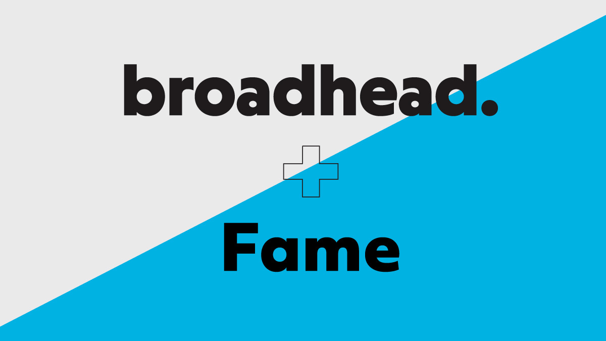 Got some big news to lay on ya. We’ve officially joined the @broadheadMPLS team. Huuhhwhaaat? YES. Which means we have just-down-the-hall access to some of the best strategy, engagement and data analytics brains in the biz. Startinnng now. Like today-now.

thisisfame.com/2022/11/01/big…