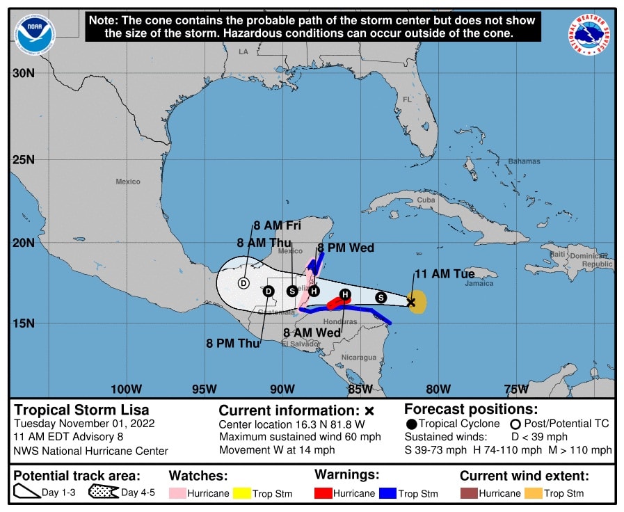 TribunalDig's tweet image. Se da seguimiento a La Tormenta Tropical “Lisa” del mar Caribe, en la novena sesión extraordinaria de la Comisión de Seguridad y Salud del Poder Judicial del Estado de Quintana Roo.  #TormentaTropical #Lisa 
@aguilaguardia @PJEQuintanaRoo