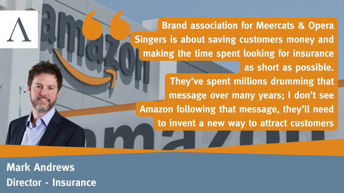 Amazon Insurance Store – who has the most to fear? @MarkAltus talks to @JenInsurance at @InsuranceBizUK loom.ly/WZpJtEY

#amazoninsurance #insurtech #compareinsurance #consumers #insurers