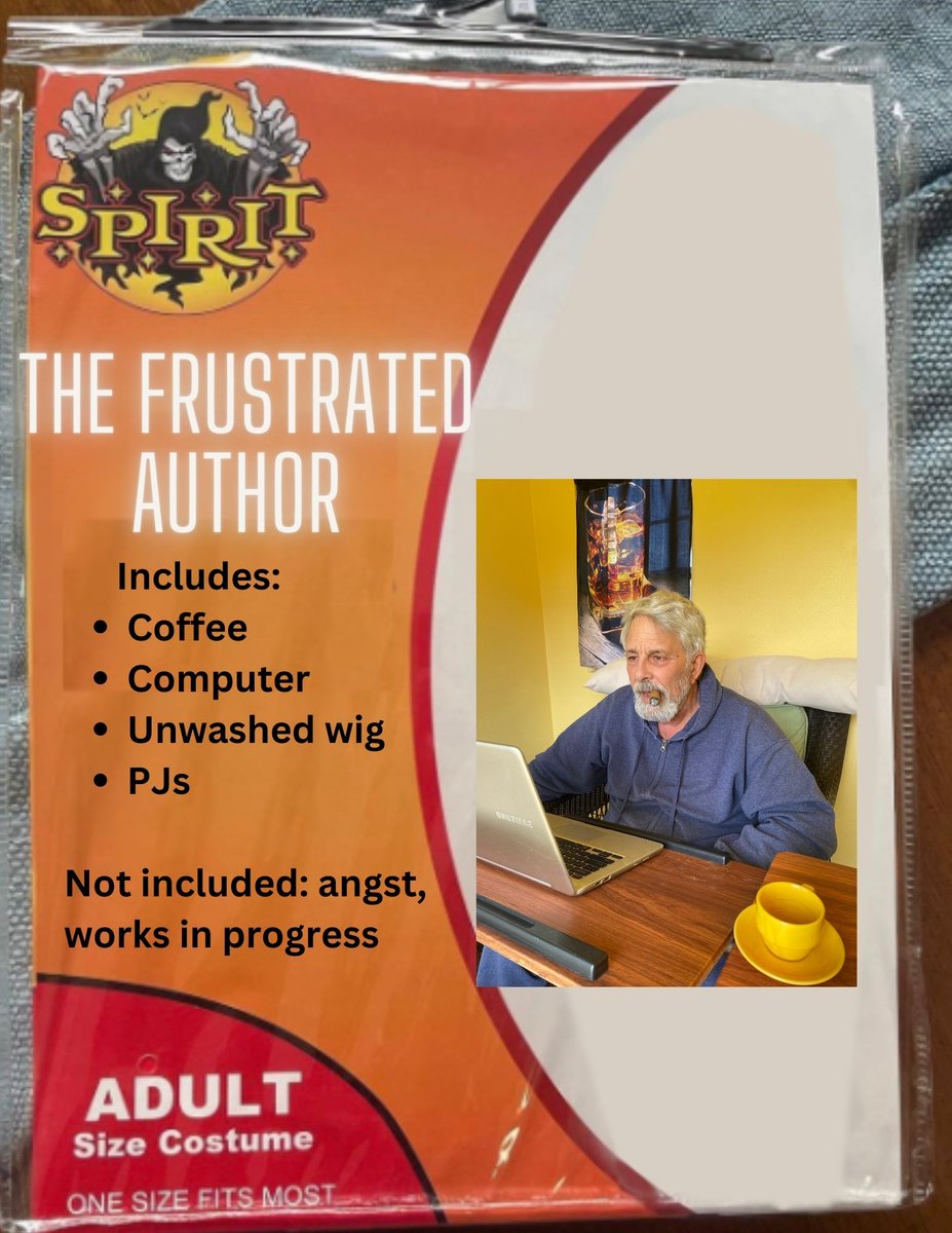 theauthorhank's tweet photo. A little late to the party, but this is my contribution to the #SpiritHallowMeme trend.

Do you like it #WritingCommunity? https://t.co/rUUEVogAQF