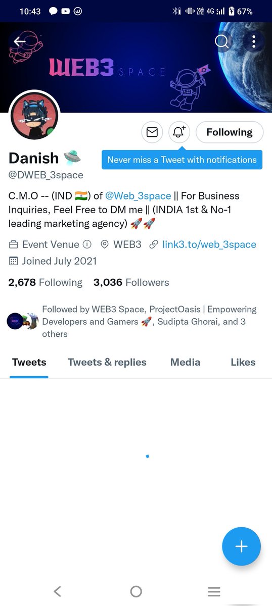 Vishal45913255's tweet photo. @DWEB_3space @WebXplorersNFT @Web_3space Thanks for the giveaway follow all steps @Web_3space @ANI @DWEB_3space
#AptosNFT #webxplorers https://t.co/RoF1seVe5f