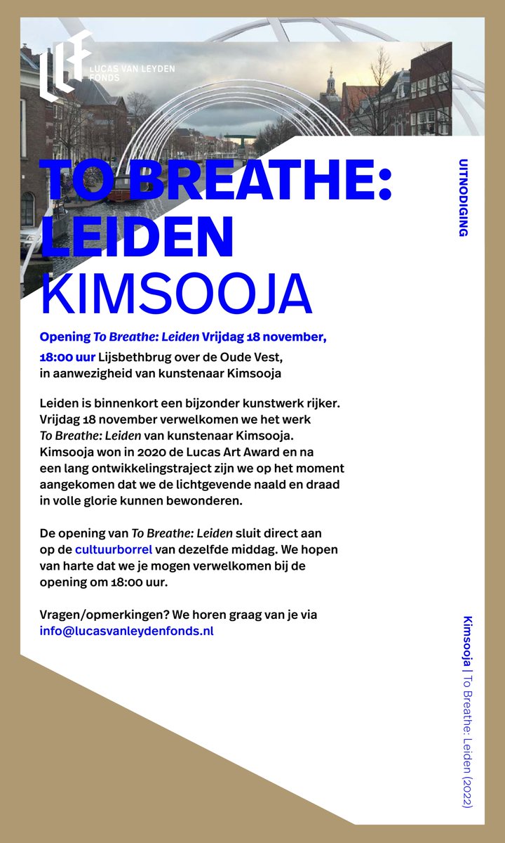 Lucas van Leyden Fonds tweet media