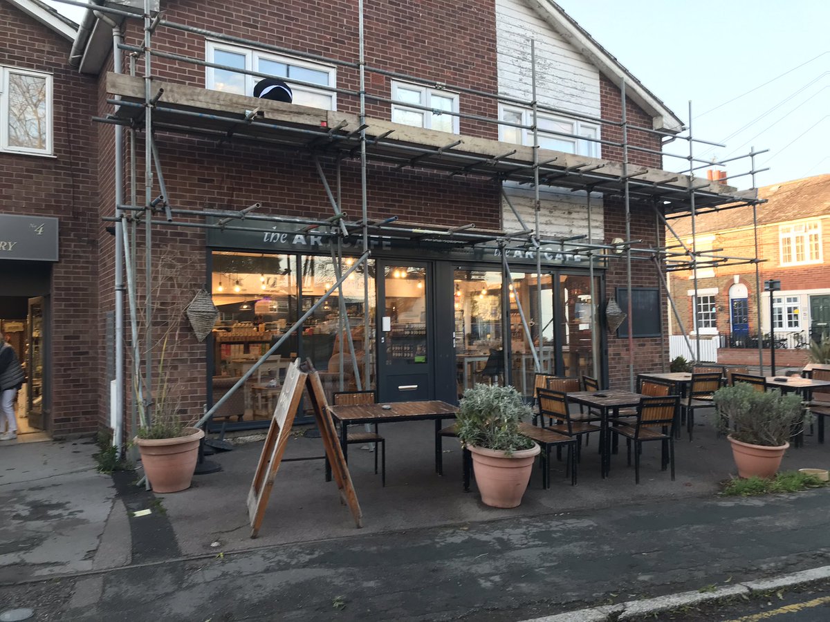 artcafe1's tweet photo. You may have noticed our scaffolding… 
well it’s business as usual as we have the front tarted up and the soffits and fascias replaced. 

So don’t be shy, come on in! #mersea #theartcafe #merseaisland #businessasusual #essex https://t.co/YvvJ1esl6A