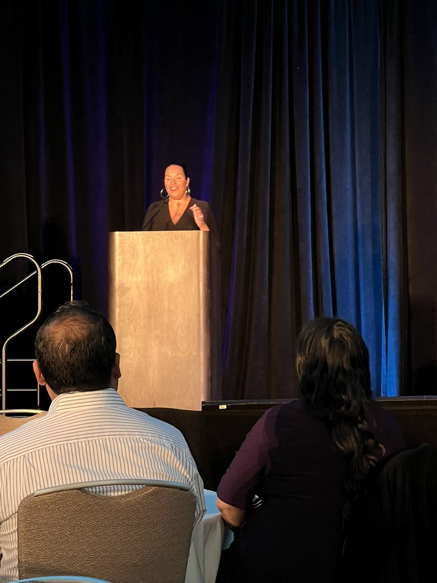 s_ruff's tweet photo. Opening keynote by Afira DeVries at SDHF #housingmatters, challenging “Good enough is good enough for them” thinking. People want a “good enough solution” because they are quick and they look like solutions - but they are not. We must believe in people’s potential. @SDHFtweets https://t.co/IM7IT8y04w