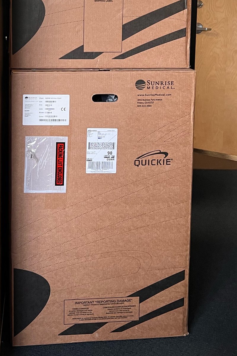 MWSAOfficial's tweet photo. New sports wheelchairs for our Parasports in Schools program are arriving thanks to ⁦@CTJumpstart⁩

Thank you! We appreciate the support. https://t.co/1dni0xmHgv