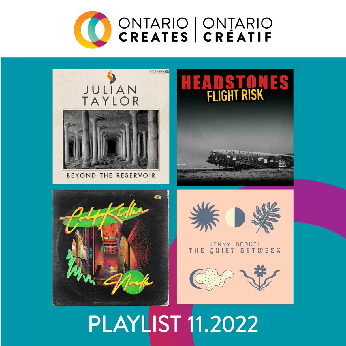 OntarioCreates's tweet image. New music November! Ontario Music Office has released a new playlist feat @haviahmighty @theheadstones @jtaylorband @zoongideewin @ThisIsValley @_aysanabee_ @julytalk @SavannahReMusic and many more Ontario artists! 

Listen here: open.spotify.com/playlist/1LWIu…