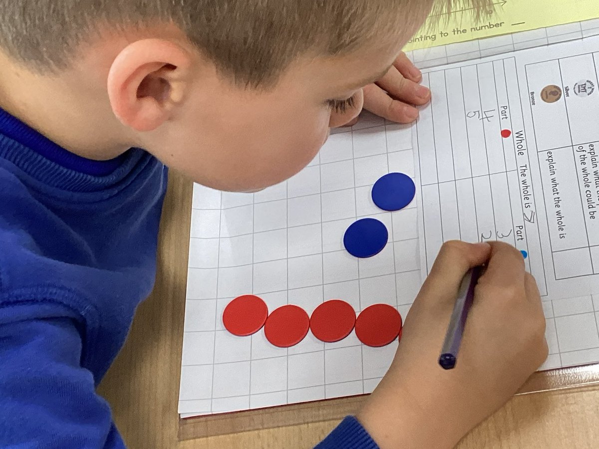 JCAWakefield's tweet photo. Year 1 have been exploring parts and wholes in Maths this week! #JCAMaths #concretelearning #practicallearning @WhiteRoseMaths https://t.co/ynLJd1zmh3